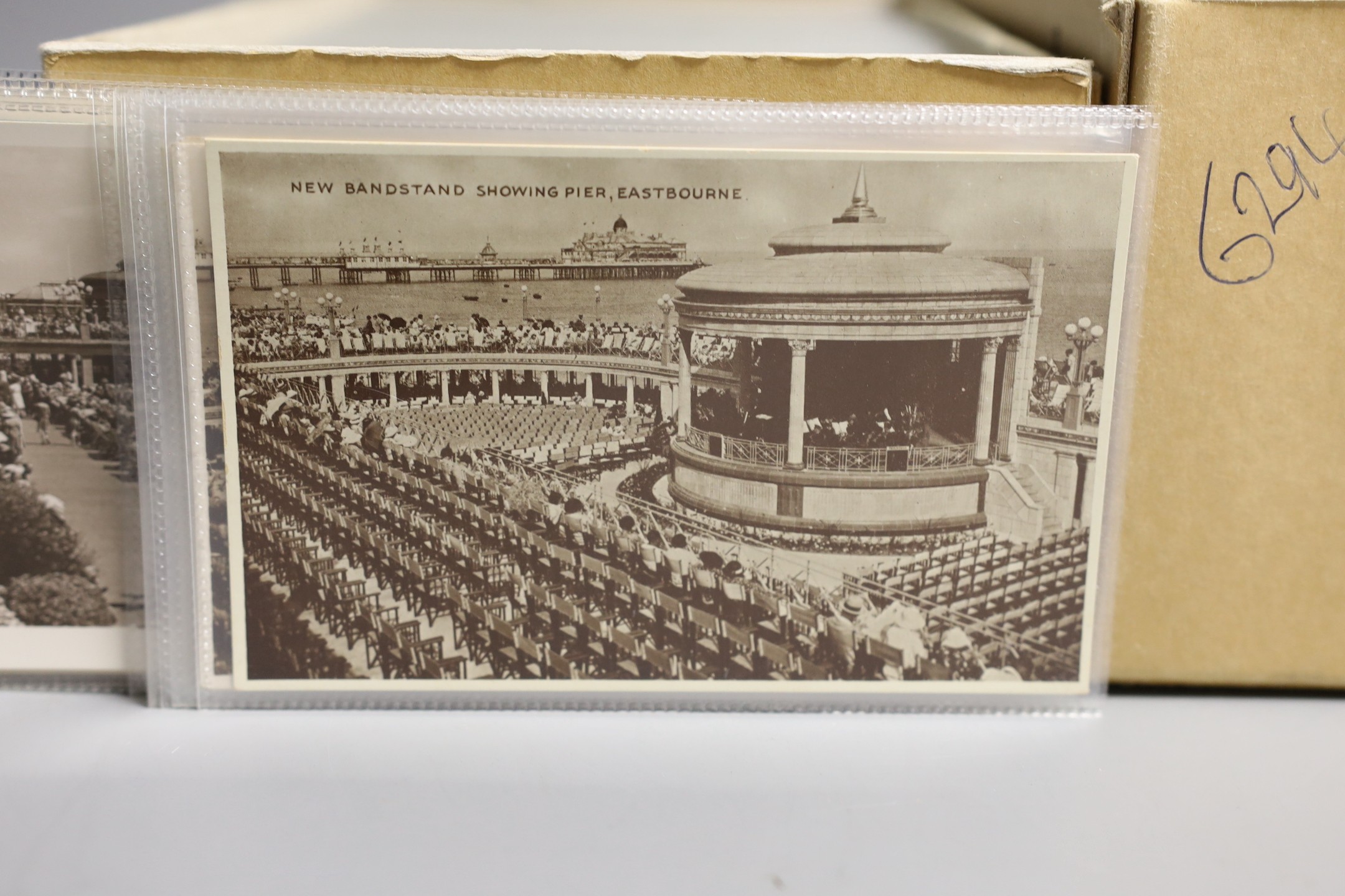 A quantity of postcards relating to Sussex towns